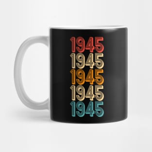 1945 vintage rainbow retro Mug